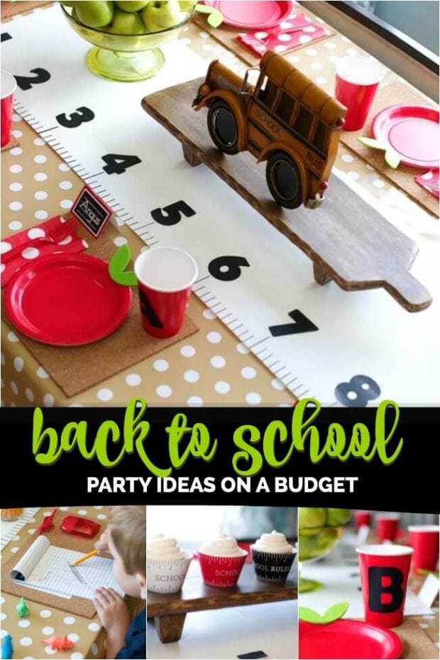 back to school party ideas on a a budget