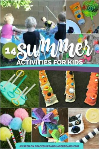 14 Summer Activities for Kids - Spaceships and Laser Beams