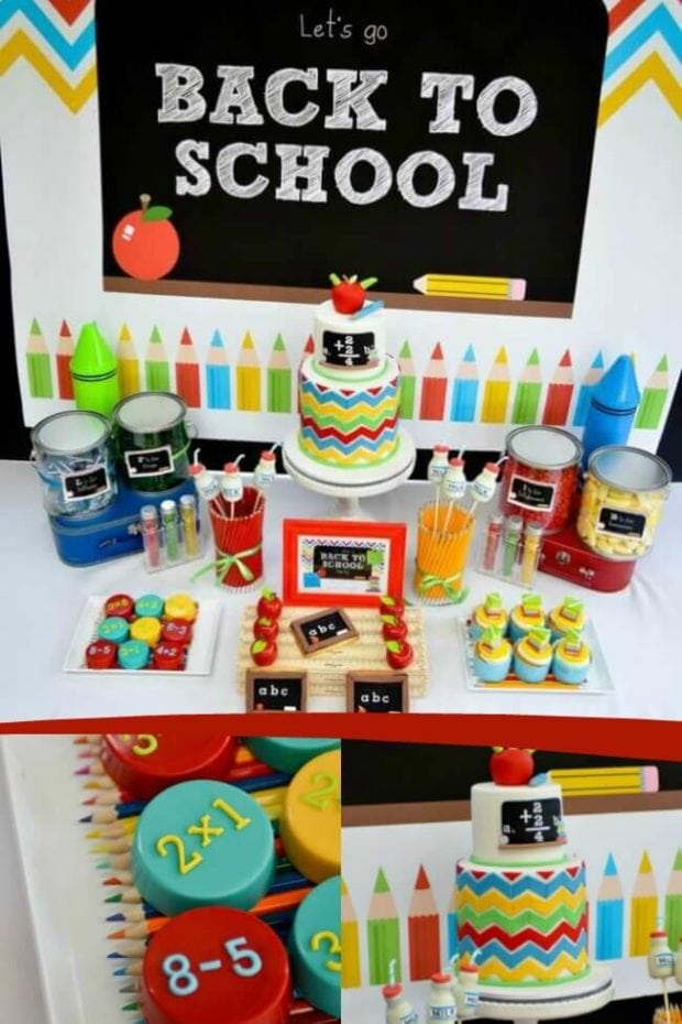 Colorful back to School Party