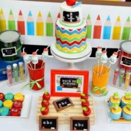 Colorful back to School Party