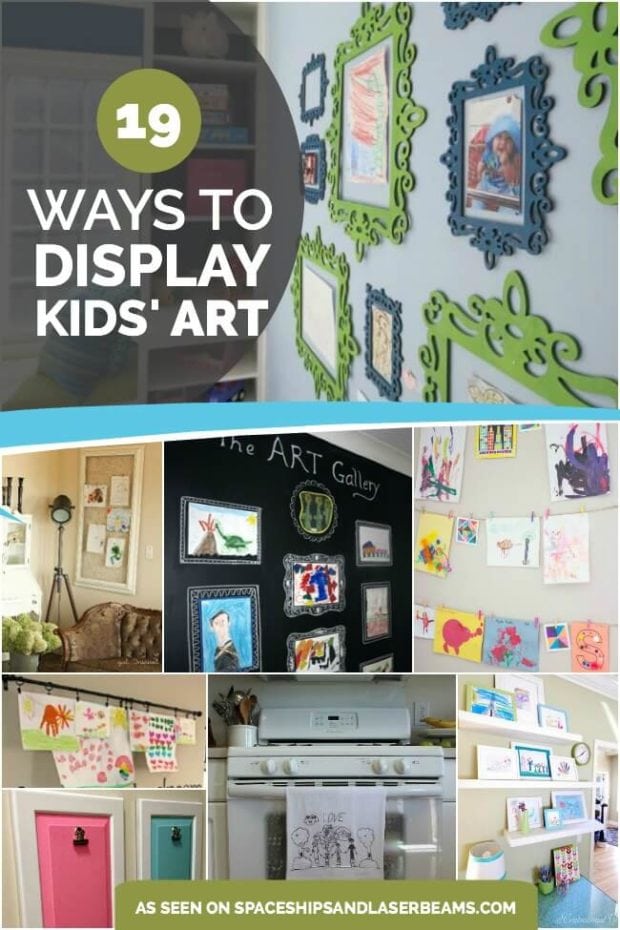 Ways to Display Kids School Art Work