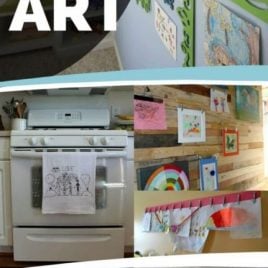 Ways to Display Kids School Art Work