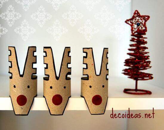 Toilet Paper Roll Crafts Reindeer