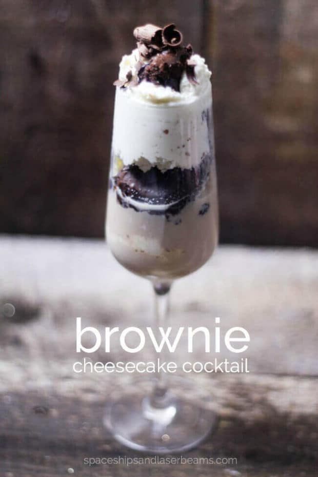 brownie Cheesecake cocktail