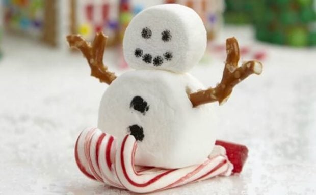 marshmallow snowman crafts for kids