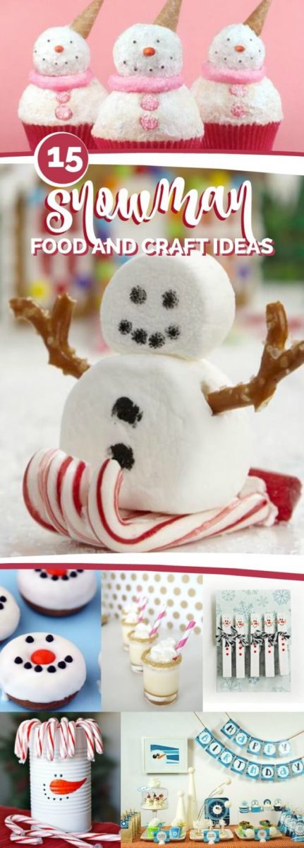 15 Cute Snowman Craft And Food Ideas Spaceships And Laser Beams
