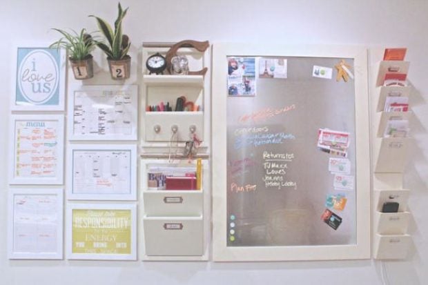 14 Creative Command Center Ideas to Keep Your Family Organized