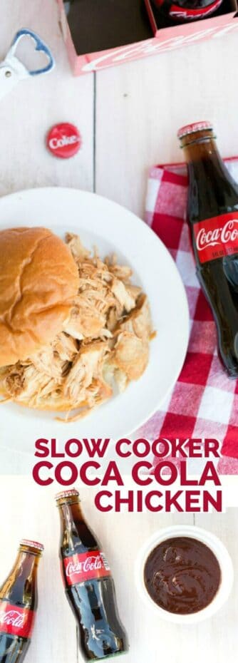 Easy Coca-Cola + BBQ Slow Cooker Chicken - Spaceships and Laser Beams