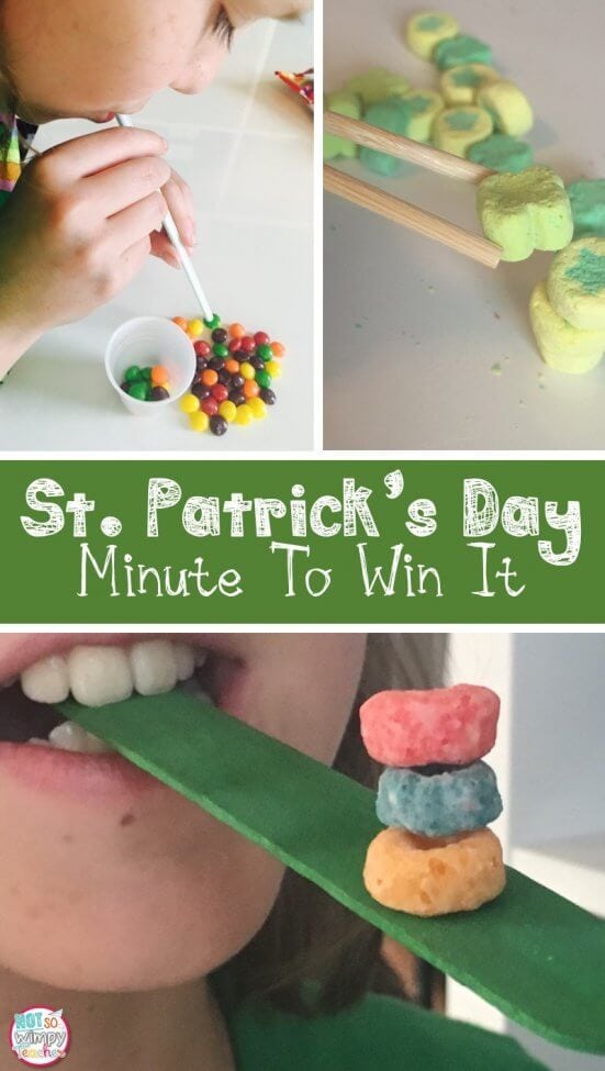 St. Patricks Day Minute to Win It Games