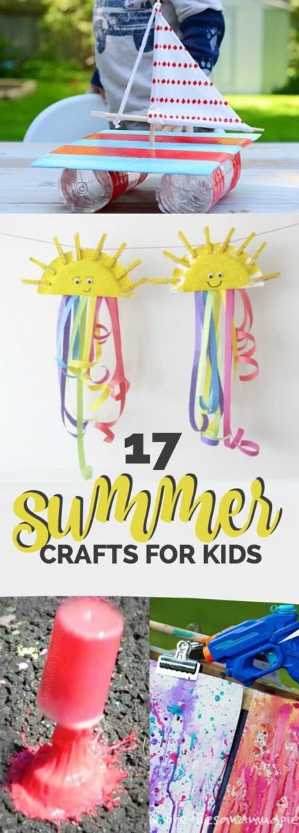 17 Great Summer Crafts for Kids - Spaceships and Laser Beams