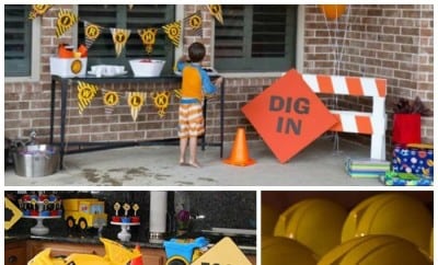 Dig In: 9 Construction Themed Birthday Party Ideas - Spaceships and ...
