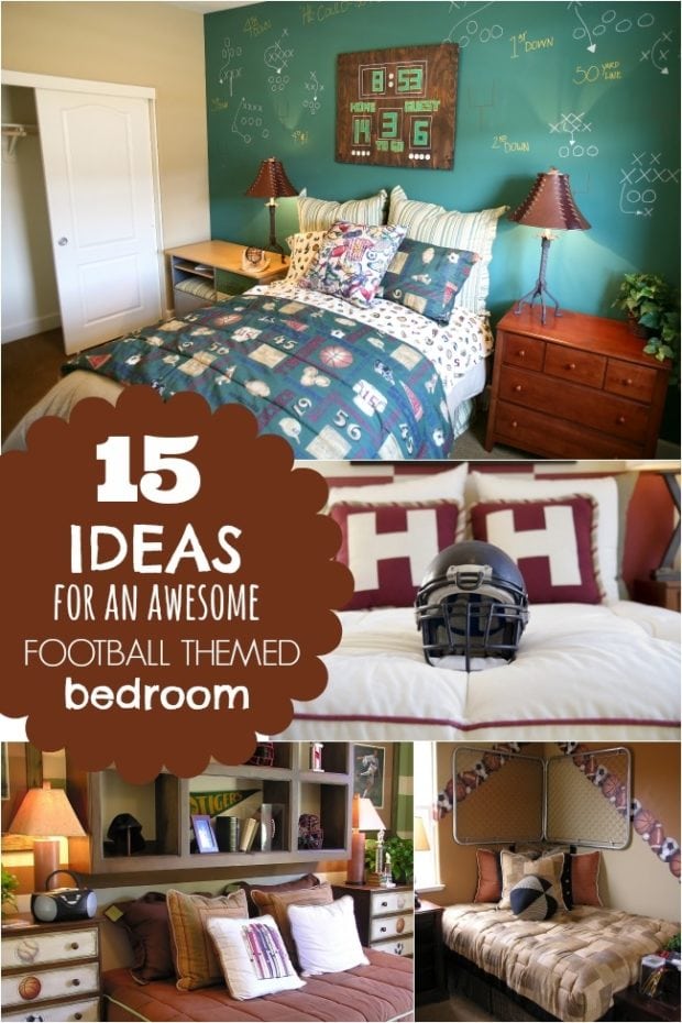 15 Ideas for a Football Themed Boys Bedroom - Spaceships and Laser Beams