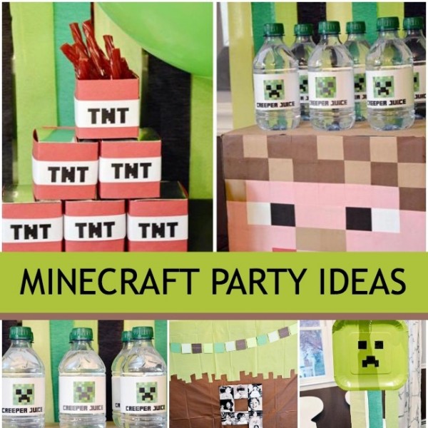 A Minecraft Boy Birthday Party | Spaceships and Laser Beams