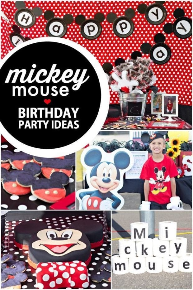 A Boy s Mickey Mouse Birthday Party | Spaceships and Laser Beams