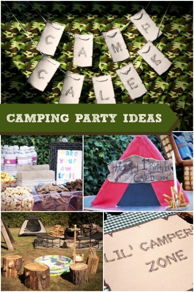 Camping Themed First Birthday Party! | Spaceships and Laser Beams