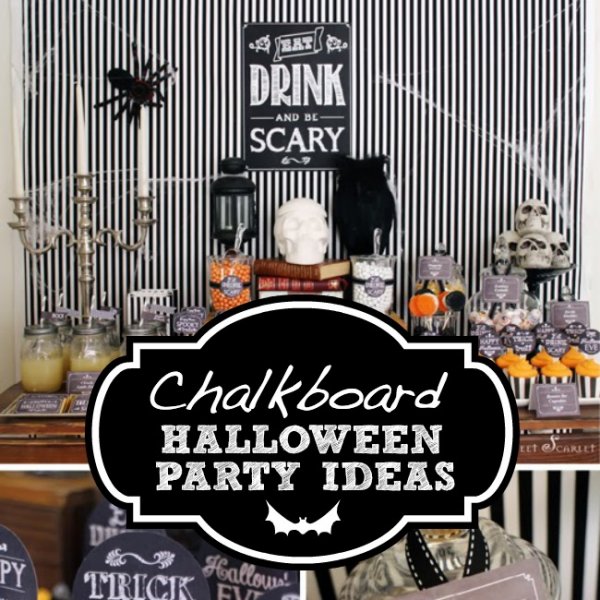 Eat, Drink, and Be Scary Halloween Dessert Table | Spaceships and Laser ...