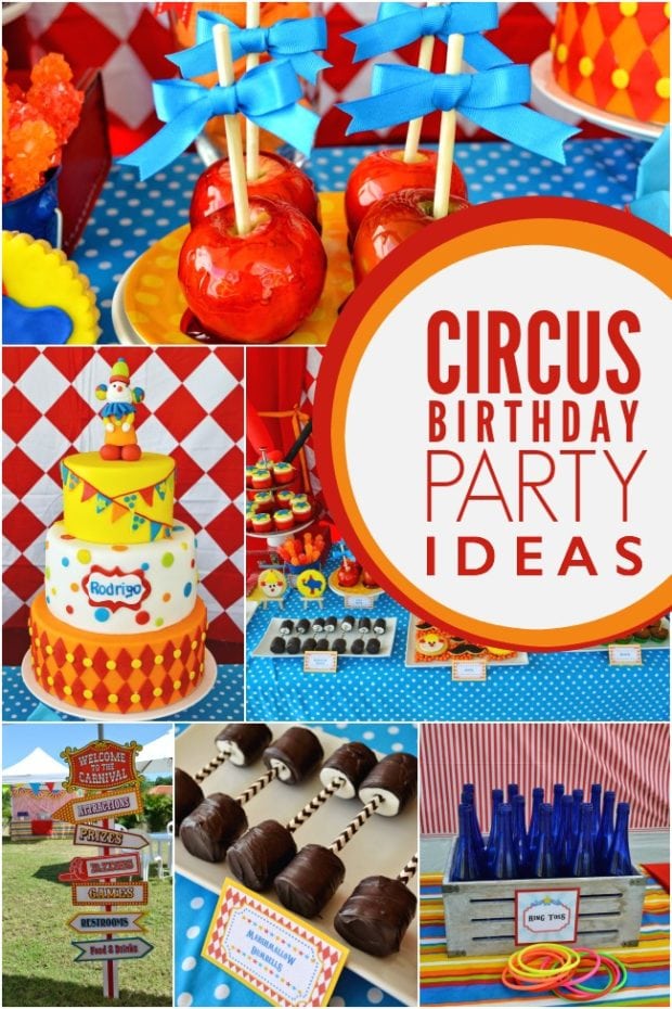 Retro Circus Party Printables (FREE Download)!  Circus carnival party,  Birthday party printables, Circus birthday party