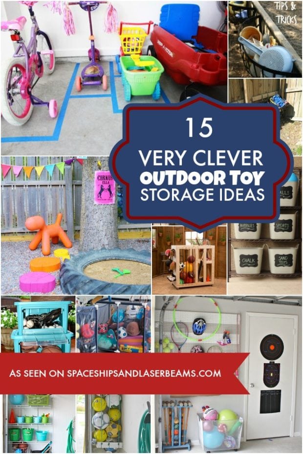 Clever Outdoor Toy Storage Ideas