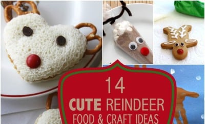 14 Cute Reindeer Craft and Food Ideas Kids will Love | Spaceships and ...