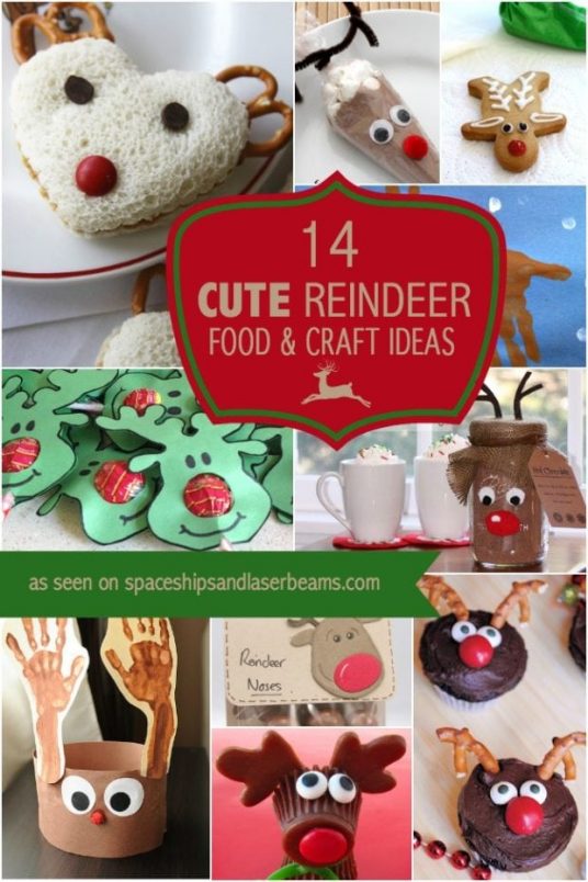 Vintage Rudolph Christmas Birthday Party Ideas - Spaceships and Laser Beams