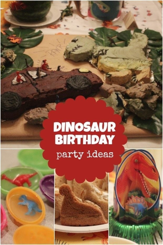 Boy's Dinosaur Birthday Party Ideas | Spaceships and Laser Beams