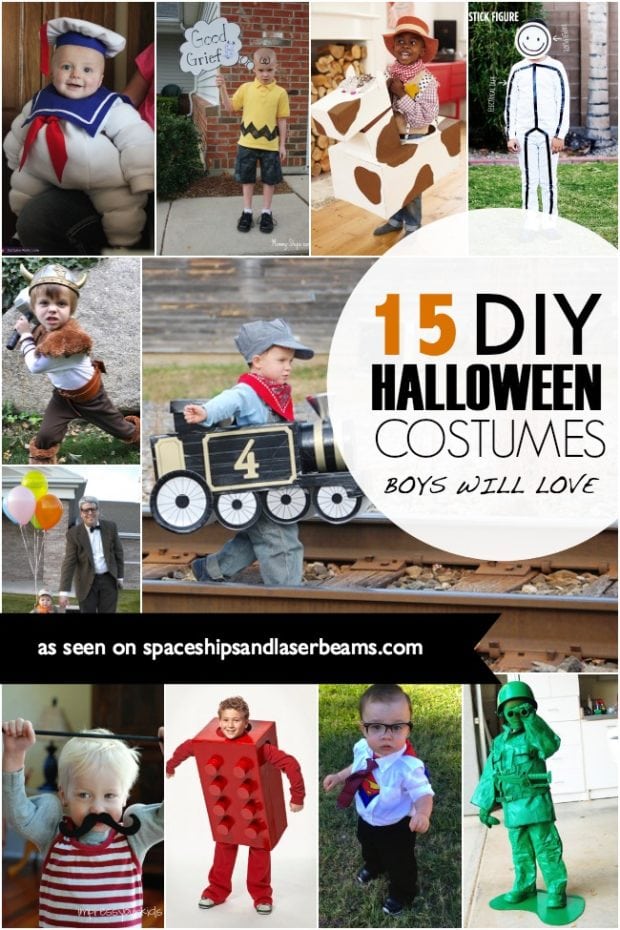 15 DIY Halloween Costumes Perfect for Boys - Spaceships and Laser Beams