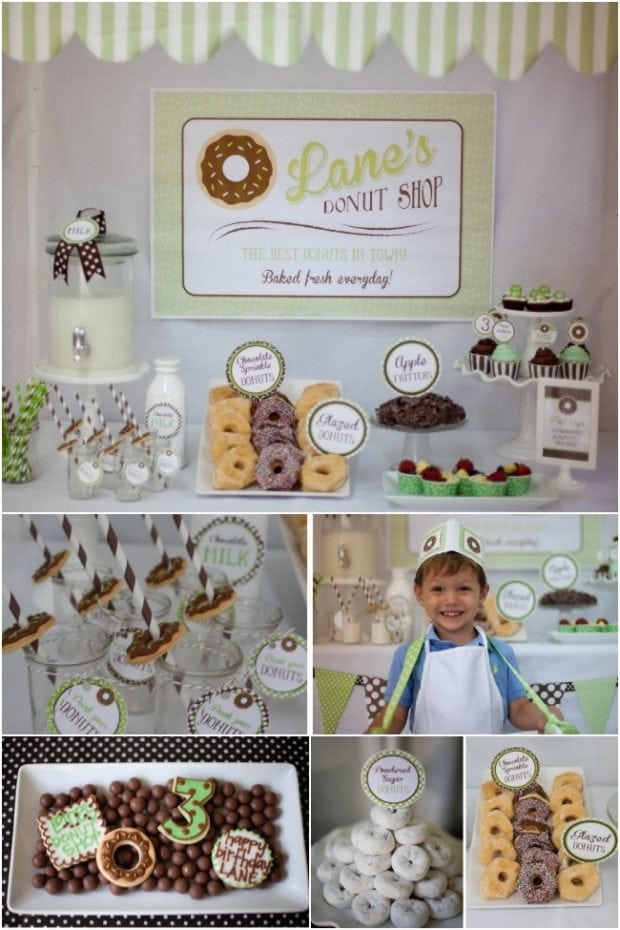 A Darling Donut-Themed Boy's Birthday Party - Spaceships and Laser Beams