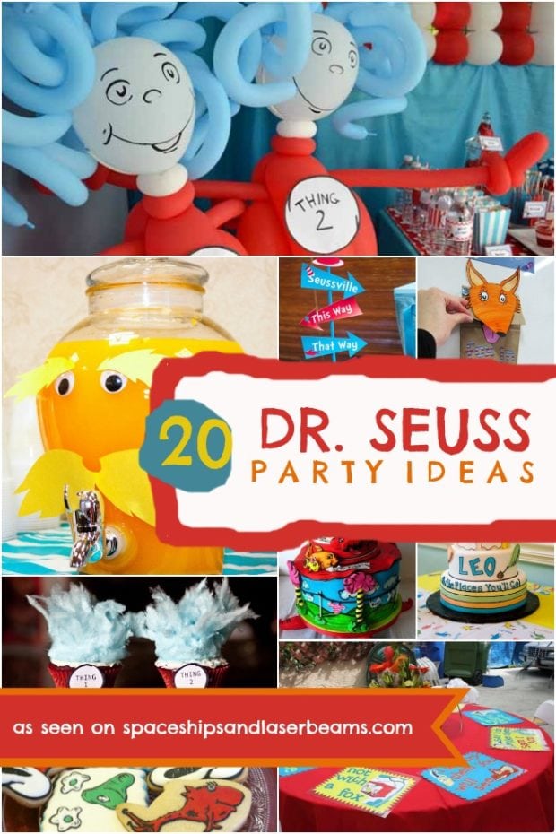 Dr. Seuss Themed Birthday Party - Spaceships and Laser Beams