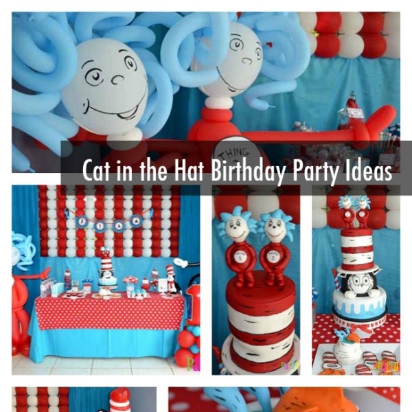 Cat in the Hat First Birthday Party | Spaceships and Laser Beams