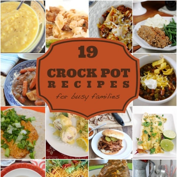 19 Easy Crock Pot Recipes for Busy Families | Spaceships and Laser Beams