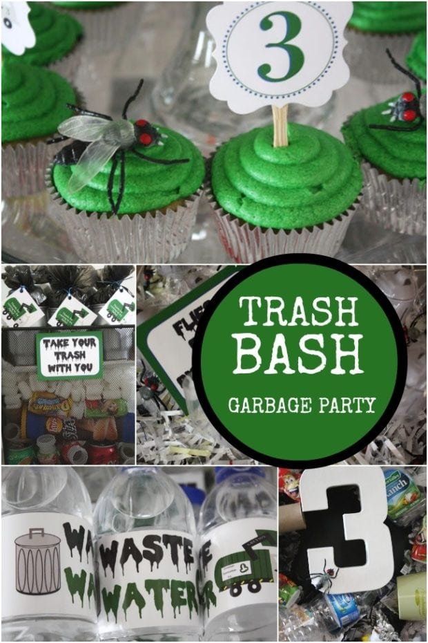 Garbage Truck Boy's Birthday Party - Spaceships and Laser Beams