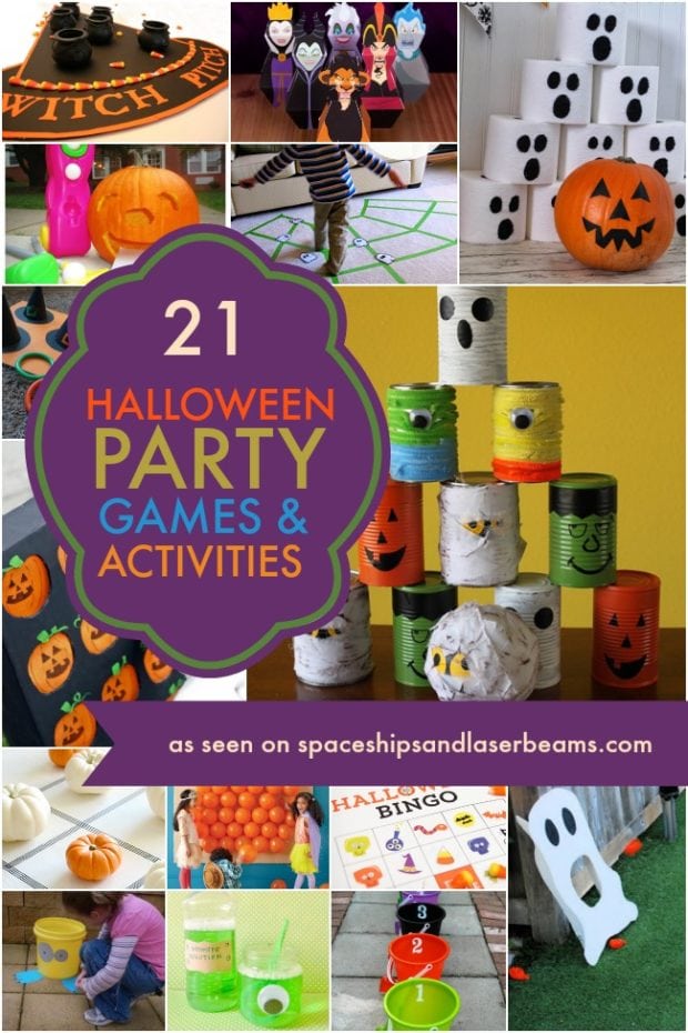 Vintage Horror Movie Halloween Party - Spaceships and Laser Beams