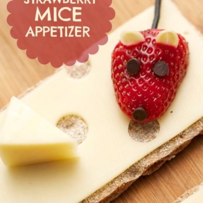 Easy Kid's Party Food: Strawberry Mice Appetizer - Spaceships and Laser ...