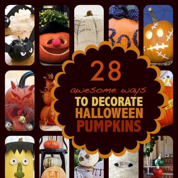 28 of the Best Pumpkin Decorating Ideas | Spaceships and Laser Beams