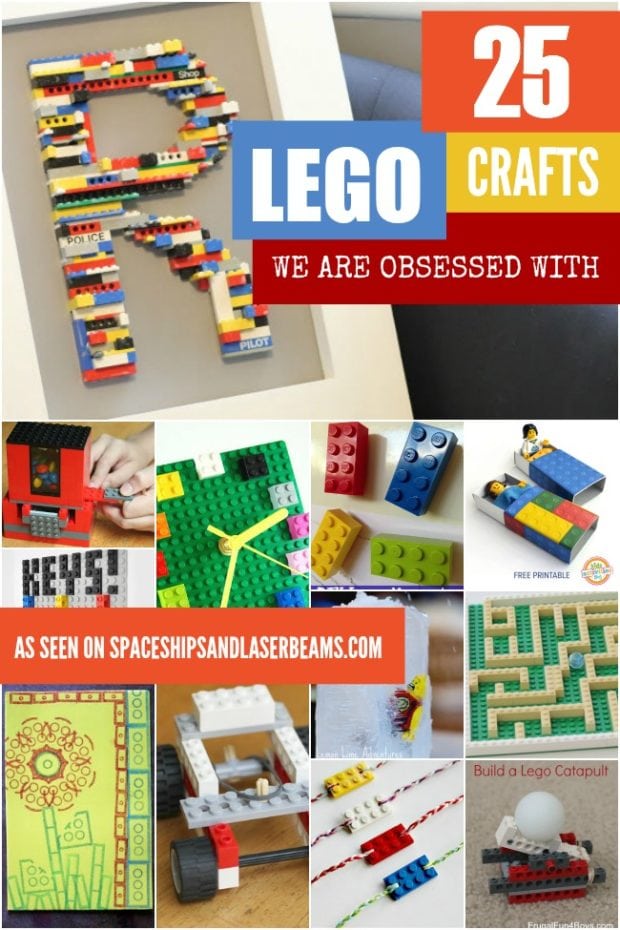 25 LEGO Crafts We are With - Spaceships and Laser Beams