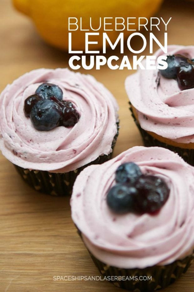 Lemon Blueberry Cupcake Recipe 1