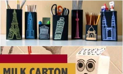 10 Milk Carton Crafts Boys Will Love - Spaceships and 