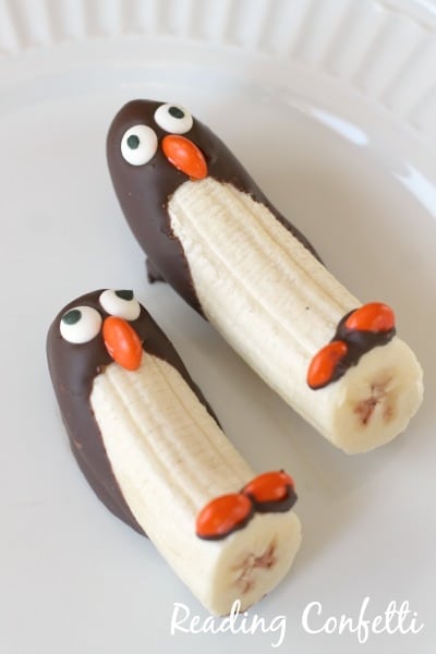 Kid's Party Food: Frozen Banana Penguins | Spaceships and Laser Beams