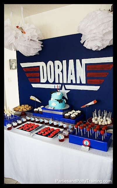 [Inspiration] Planes and Pilots Birthday Party | Spaceships and Laser Beams