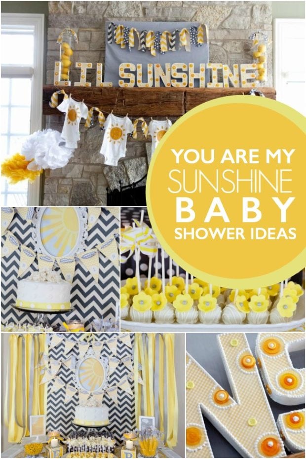 You Are My Sunshine Baby Shower Cakes