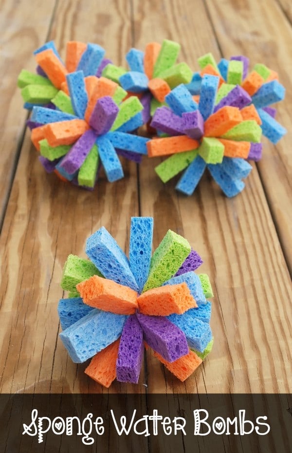 Kid s Party Crafts: Sponge Water Bombs - Spaceships and Laser Beams