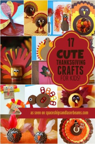 11 Thanksgiving Crafts For Kids - Spaceships and Laser Beams