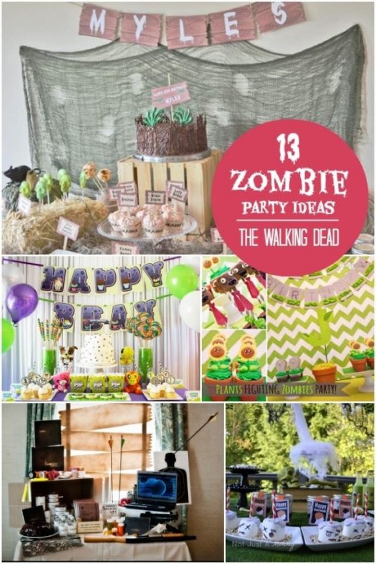 12 Walking Dead Inspired Zombie Party Ideas - Spaceships and Laser Beams