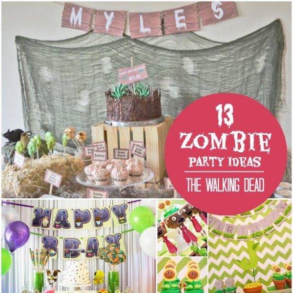 13 Walking Dead and Zombie Birthday Parties | Spaceships and Laser Beams