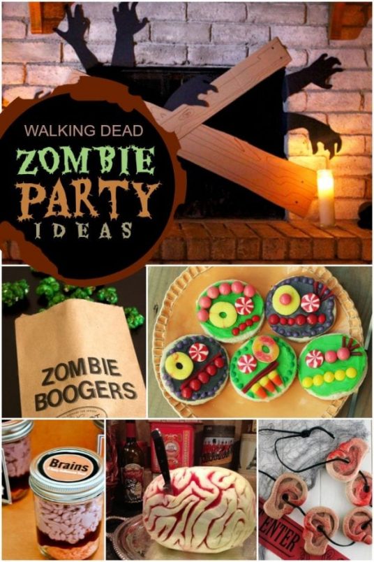 13 Walking Dead and Zombie Birthday Parties - Spaceships and Laser Beams