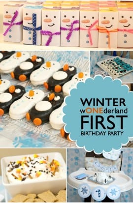 winter birthday party wonderland