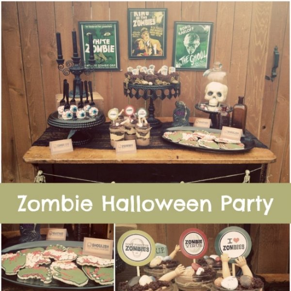 Vintage Zombie Themed Halloween Party! | Spaceships and Laser Beams