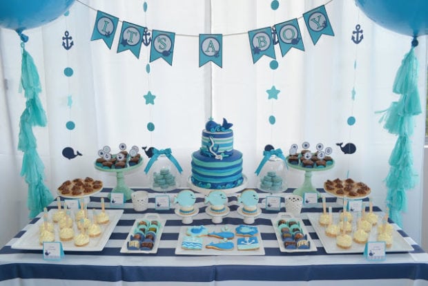 Simple Baby Shower Cake Ideas Boy