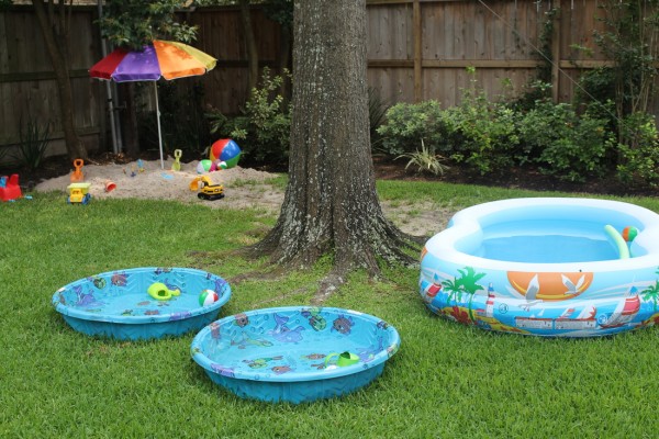 A Boy’s Beach Birthday Party - Spaceships and Laser Beams