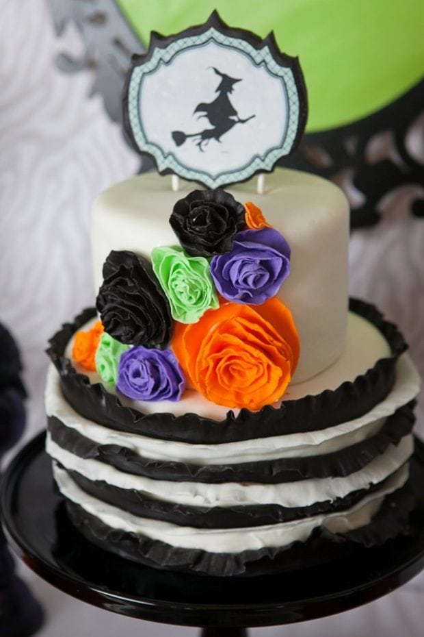 Witch Themed Halloween Party Food Cake Ideas